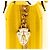 Borsa a tracolla GG Canvas Moon di Gucci Giallo - vista 9
