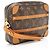 Pochette Soft Trunk in tela Monogram con borchie Louis Vuitton Marrone - vista 2