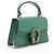 Mini borsa a mano Dionysus in pelle e cristalli Gucci Verde - vista 2