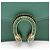 Mini borsa a mano Dionysus in pelle e cristalli Gucci Verde - vista 9