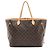 Bolso Neverfull GM de lona Monogram Louis Vuitton Castaño - vista 3