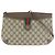Borsa a Spalla Gucci GG Supreme Canvas Marrone Beige