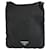 Borsa a tracolla Prada Nylon Tessuto Triangle Logo Nero - vista 2