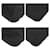 Borsa a tracolla Prada Nylon Tessuto Triangle Logo Nero - vista 4