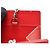 Borsa a tracolla in tessuto Chanel Coco Mark Rosso - vista 5
