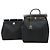 Hermès Zaino Hermes Herbag A Dos PM Canvas Leather Nero