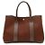 Hermès Borsa Tote Hermes Garden Party PM Toile Officier Leather Marrone