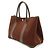 Hermès Borsa Tote Hermes Garden Party PM Toile Officier Leather Marrone - vista 2