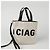Balenciaga Borsa tote a spalla in tela con logo - vista 6