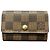 Monedero Louis Vuitton Damier Ebene Castaño
