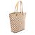 Borsa Tote Gucci GG Canvas Marrone Beige - vista 2