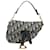 Dior Mini borsa a tracolla Oblique Saddle Blu