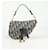 Dior Mini borsa a tracolla Oblique Saddle Blu - vista 2