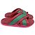 Sandali Web Criss-Cross Gucci in gomma multicolore