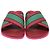 Sandali Web Criss-Cross Gucci in gomma multicolore - vista 2