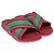 Sandali Web Criss-Cross Gucci in gomma multicolore - vista 3