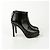 Chanel Ankle Boots mit Absatz Größe Schwarz - Ansicht 6