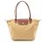 Borsa Tote Longchamp LE PLIAGE ORIGINAL M Canvas Leather Marrone Beige