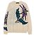 Louis Vuitton Tussle Intarsia Strickpullover Größe XXL Weiß