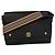 Borsa a tracolla Note in pelle di vitello granulata nera Burberry Nero