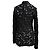 Bottega Veneta Rollkragenbluse mit Spitzenmuster in Schwarz aus Polyester - Ansicht 3