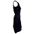 Vestido mini evasé sin mangas en lana violeta Alexander Mcqueen Púrpura - vista 2