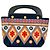 Borsa Tory Burch 2017 Appliqué Bermuda in scamosciato blu navy Multicolore - vista 2