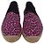 Saint Laurent Espadrilles mit Animalprint aus rosa Canvas - Ansicht 2