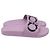 Sandali Slide Salvatore Ferragamo Groovy Dual Gancini in gomma viola Porpora