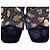 Yves Saint Laurent Saint Laurent gemusterte Mules mit Absatz aus schwarzem Satin - Ansicht 7