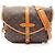 Sac à bandoulière Louis Vuitton Saumur 30 Monogram Coated Canvas Marron