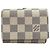 Tarjetero Louis Vuitton Enveloppe Damier Azur Blanco