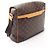 Borsa a Spalla Louis Vuitton Abbesses Monogram Marrone - vista 2