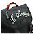 Gucci Rucksack aus besticktem Nylon Schwarz - Ansicht 6