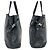 Prada Leder Nylon Tote Schultertasche Schwarz - Ansicht 8