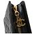 Pochette Vanity Matelassé Chanel in pelle nera Nero - vista 4