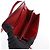 Céline Borsa a tracolla CELINE Classic Teen Box in pelle Rosso - vista 3