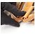 Borsa a tracolla in tela jacquard LOGO Prada e pelle Marrone Beige - vista 6
