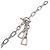 Collana Gucci Horsebit in argento Metallico - vista 5
