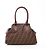 Borsa a mano Fendi Etinico Zucca Canvas e pelle Marrone