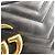 Bolso de hombro Gucci GG Marmont en piel acolchada con chevron Negro - vista 4