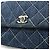 Borsa Chanel Denim Wild Stitch Flap XS Blu - vista 7