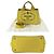 Prada Canapa Canvas 2way Tote Bag Gelb - Ansicht 10