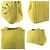 Prada Canapa Canvas 2way Tote Bag Gelb - Ansicht 5