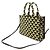 Piccola borsa tote Prada con ricamo jacquard Nero - vista 2