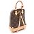 Zaino Louis Vuitton Alma Monogram Marrone - vista 2