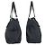 Borsa Tote Prada Nylon Tessuto Triangle Logo Nero - vista 8