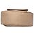 Borsa a tracolla con catena Love Moschino in cotone rosa - vista 5