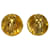 Orecchini a clip Chanel Coco Mark D'oro Metallico  - vista 2