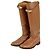 Hermès Kelly Jumping Langstiefel Größe Braun